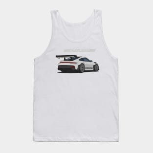 Rear car 911 gt3 rs grey Tank Top